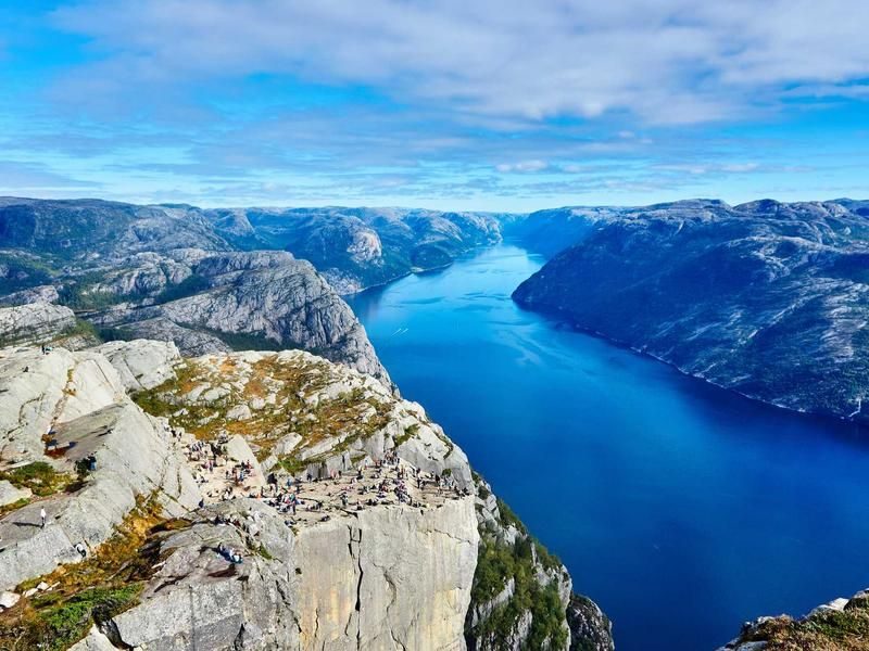 Original: a fjord landscape