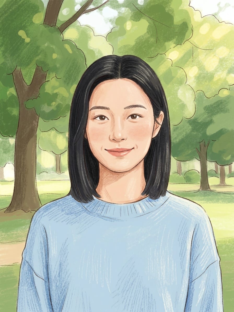 Portrait in the storybook style